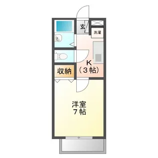 カルディア赤坂【2階】の間取り