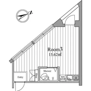 ダイヤモンドレジデンス柳橋【8階】の間取り