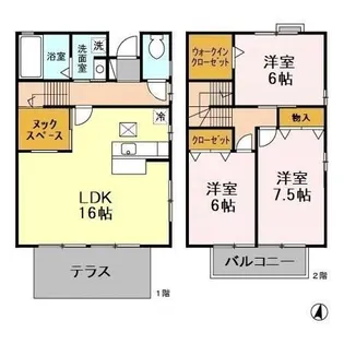 ジヴェルニーの間取り