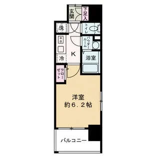 大阪府大阪市北区東天満1【マンション】の間取り