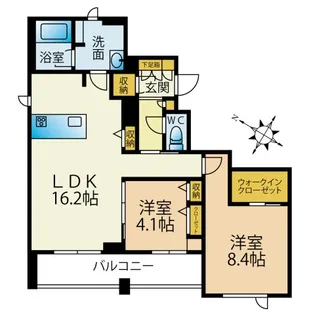 アルティスタ【3階】の間取り