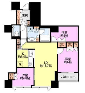 アイコニックタワー新潟ステーション【2階】の間取り