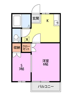 SAJA-Sunlight【2階】の間取り