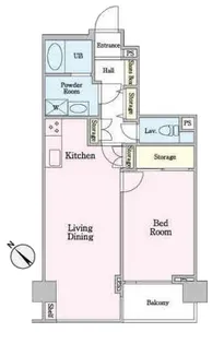 T’sgarden八丁堀【5階】の間取り