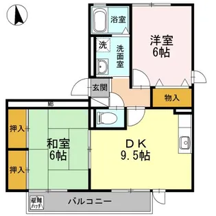 アチチュード【2階】の間取り