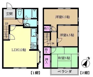 神奈川県横浜市金沢区六浦3【一戸建】の間取り