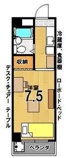 ポートリジェール78【4階】の間取り