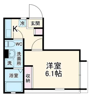 レジェンド磯子【1階】の間取り