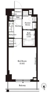 アーバンパーク江古田の森【4階】の間取り