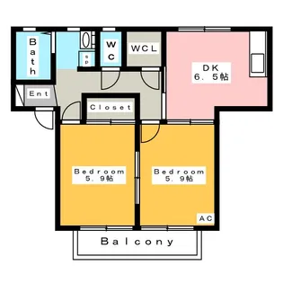 エンポーリアム (EMPORIUM)【2階】の間取り