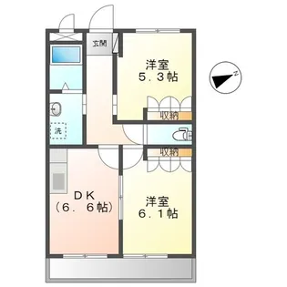 埼玉県川口市大字源左衛門新田【マンション】の間取り