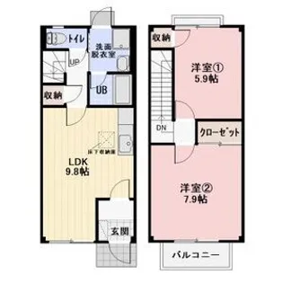 三重県鈴鹿市南堀江1【一戸建】の間取り