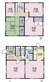 東京都中野区鷺宮5【一戸建】の間取り