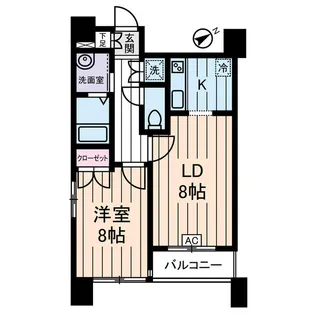 リリエンベルグ弐番館【7階】の間取り