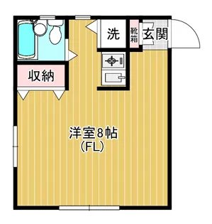 サンライズ溝ノ口【2階】の間取り