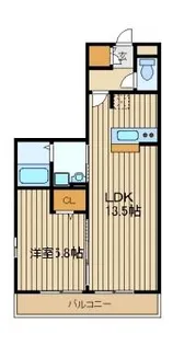埼玉県新座市栄5【アパート】の間取り