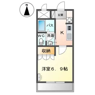 群馬県高崎市貝沢町【アパート】の間取り