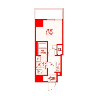 プレール・ドゥーク川崎III【2階】の間取り