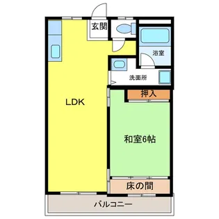 忠岡グリーンハイツ【7階】の間取り