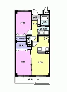 広島県広島市安佐南区高取南1【マンション】の間取り