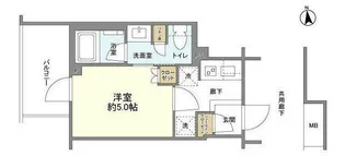 リビオレゾン三田【6階】の間取り