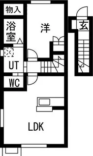 TエステートIII【2階】の間取り