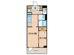 GRANPASEO大森北【5階】の間取り