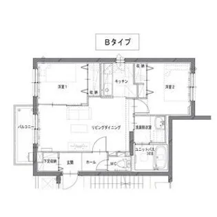 CASA FRUTTA【1階】の間取り