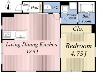 オリーブコート【1階】の間取り
