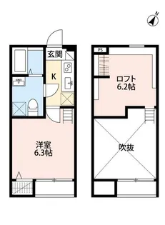 Cerisier 相模が丘 (スリジエサガミガオカ)【1階】の間取り