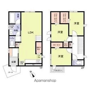 東京都目黒区緑が丘1【一戸建】の間取り