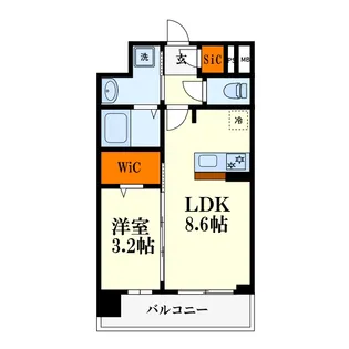 大阪府大阪市東淀川区西淡路1【マンション】の間取り