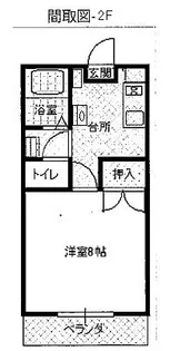 クォーツヴィラ【1階】の間取り