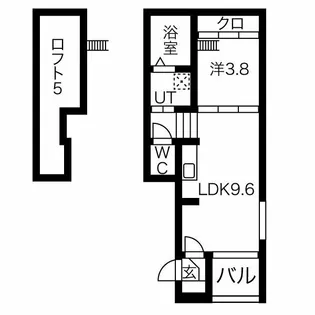 メゾン アヴェニール【2階】の間取り