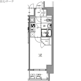 S-RESIDENCE四日市市堀木amante【9階】の間取り
