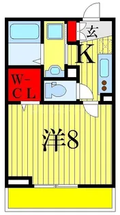 イーストコート八幡【2階】の間取り