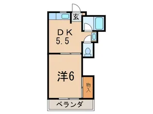 クラ武庫之荘弐番館 W【1階】の間取り