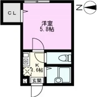 Wellーbeing江北【2階】の間取り