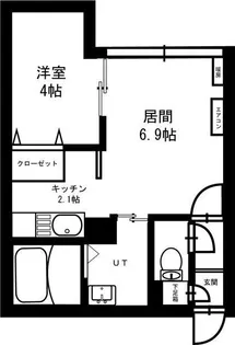 Harness宮の沢(ハーネスミヤノサワ)【2階】の間取り