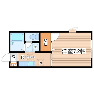 サン・メイプル【1階】の間取り