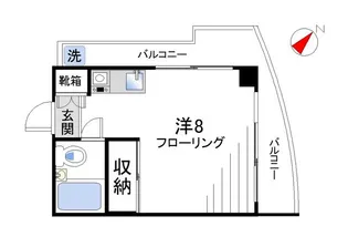 M 1【5階】の間取り
