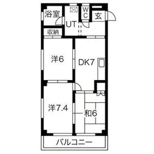 メゾンα (アルファ)【2階】の間取り
