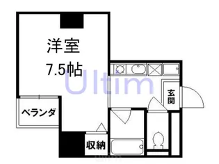 インテルビル【6階】の間取り