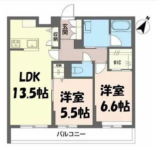 モンターニュ エイチ ワイ【3階】の間取り