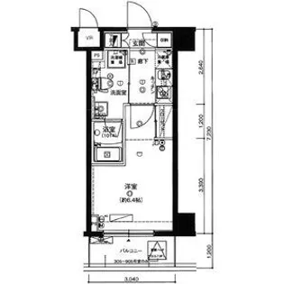 FORTIS#004【6階】の間取り