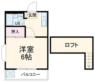 ガーデンコート早出【2階】の間取り