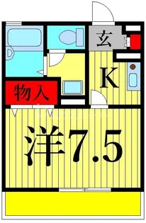 コンフォート北葛西【1階】の間取り