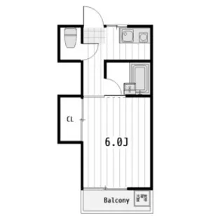 富貴荘【2階】の間取り