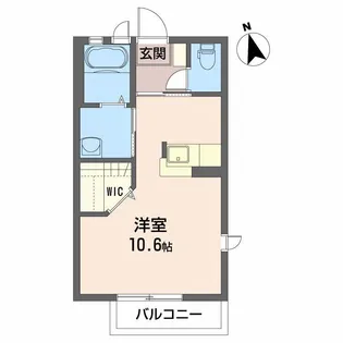 エステート笹谷21II【2階】の間取り