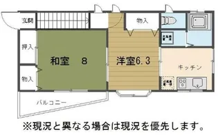 ジュンハイツ幸町【2階】の間取り